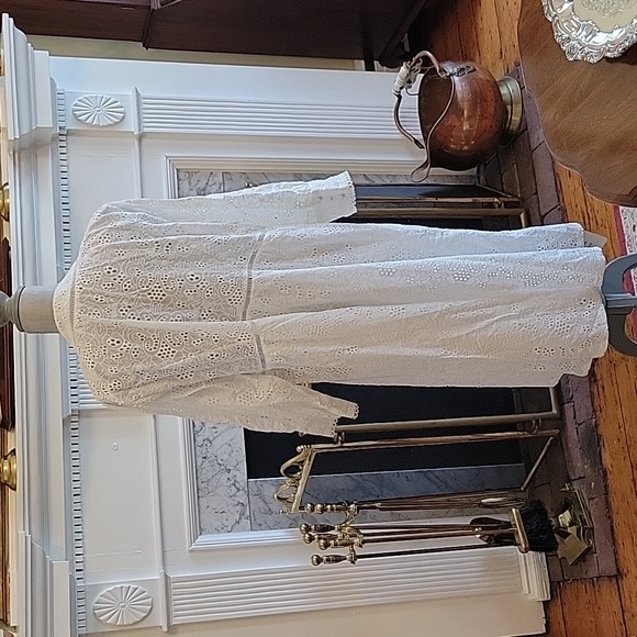 Chicwish Embroidered Eyelet Midi Dress - Picture 10 of 14